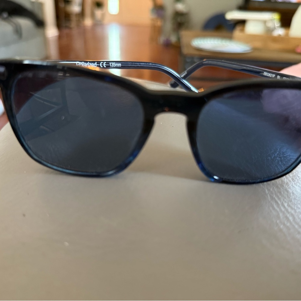 Eddie Bauer Polaroid Blue Sunglasses for Men
